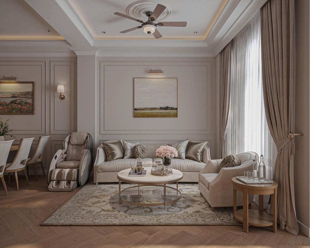 Thiết Kế Villa Lake View Quận 2 – Vẻ Đẹp Tân Cổ Điển Thanh Lịch Trong Không Gian Sống Đẳng Cấp