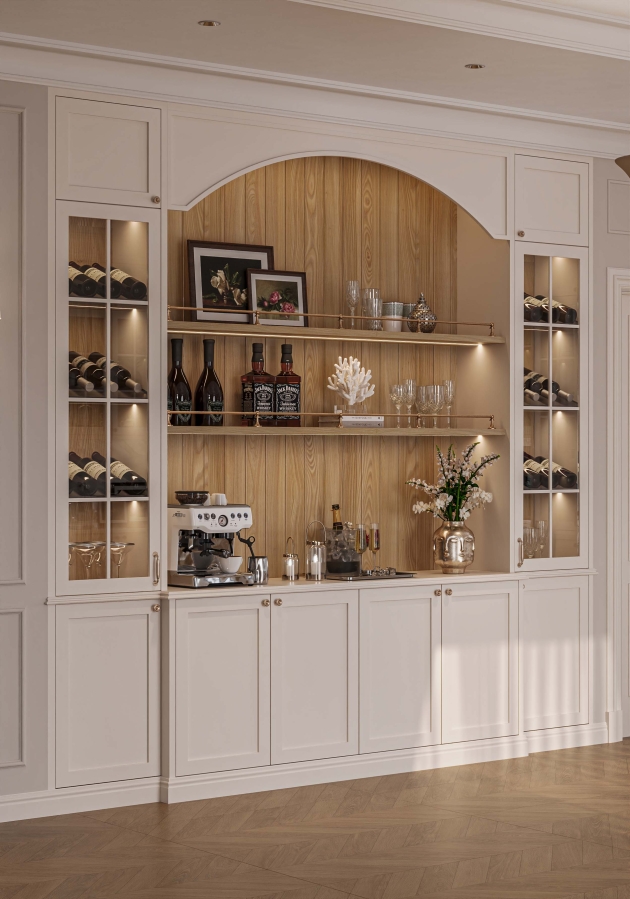 DỰ ÁN THIẾT KẾ PHÒNG BẾP VILLA BÌNH CHÁNH