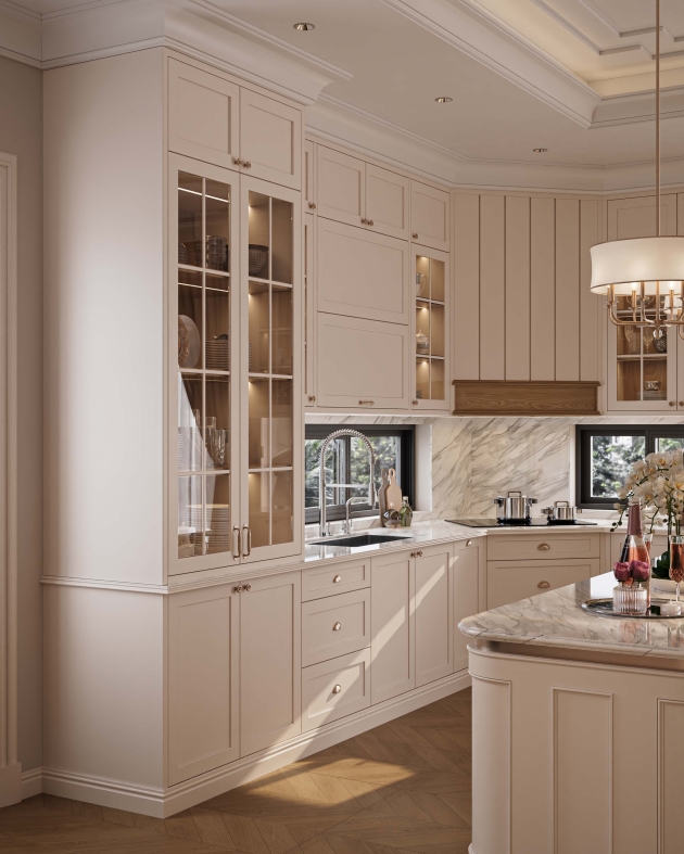 DỰ ÁN THIẾT KẾ PHÒNG BẾP VILLA BÌNH CHÁNH