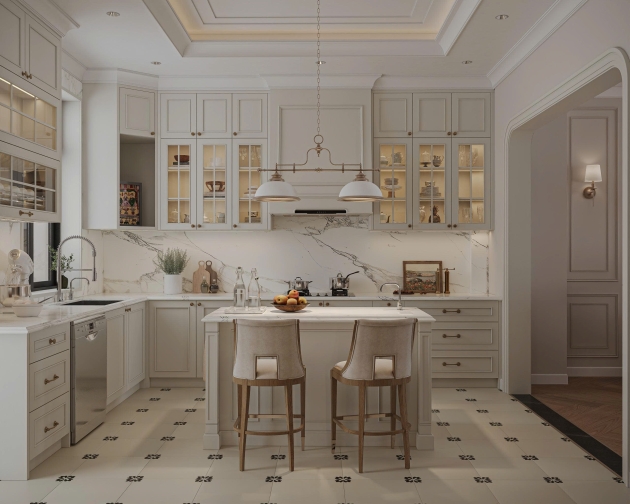 Thiết Kế Villa Lake View Quận 2 – Vẻ Đẹp Tân Cổ Điển Thanh Lịch Trong Không Gian Sống Đẳng Cấp