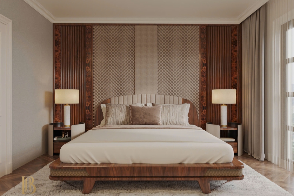 Phong Cách Thiết Kế Phòng Ngủ Gỗ Óc Chó – Đỉnh Cao Sang Trọng & Tinh Tế